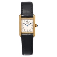 Cartier Ladies Watch Must de Cartier Tank Gold Quartz 20mm Rectangular 5057001
