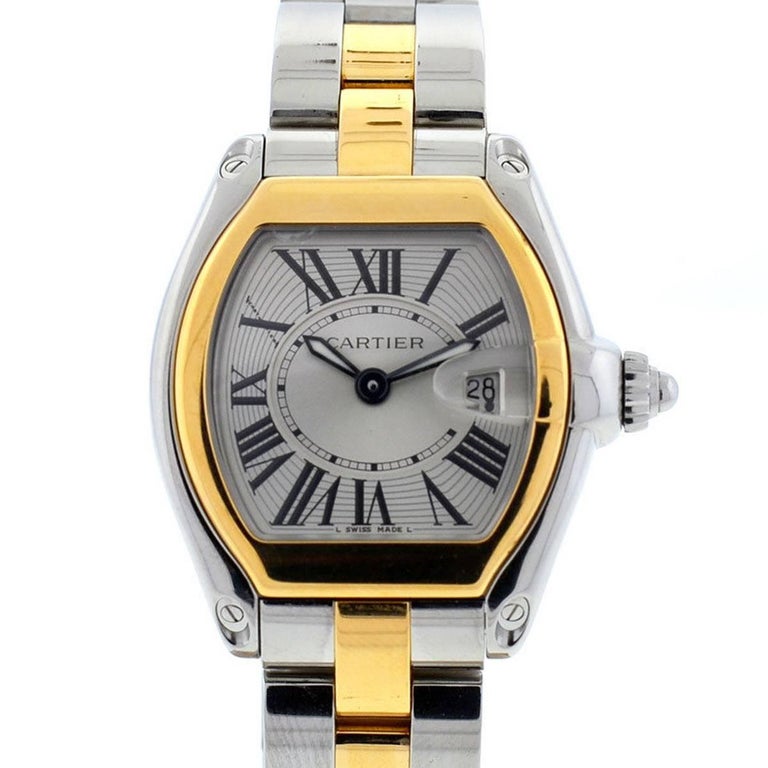 Cartier Ladies Watch TwoTone Roadster 2675 at 1stDibs