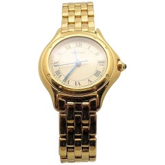 Cartier Ladies Yellow Gold Cougar Quartz Wristwatch