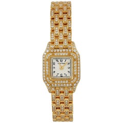 Cartier Ladies yellow gold Diamond Mini Panthere Quartz Wristwatch