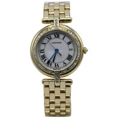 Cartier Ladies yellow Gold Diamond Panthere Wristwatch