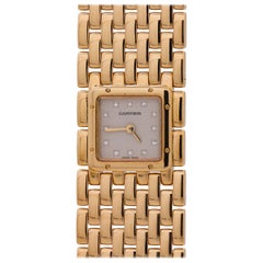 Cartier Ladies yellow gold Panthere Ruban quartz wristwatch, circa 2000s