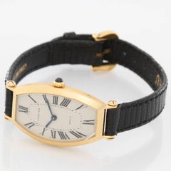 Cartier Ladies Yellow Gold Tonneau Manual Wristwatch