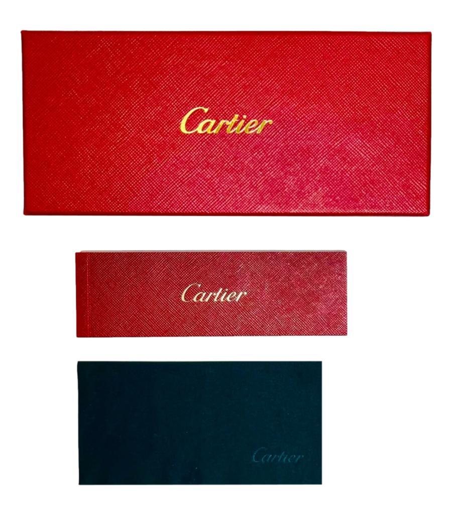 Cartier Lady Trinity-Sonnenbrille im Angebot 6