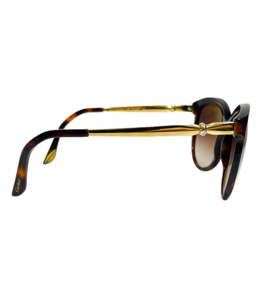 Cartier Lady Trinity-Sonnenbrille im Zustand „Hervorragend“ im Angebot in London, GB