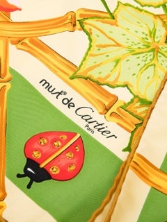 Cartier Ladybird Print Scarf