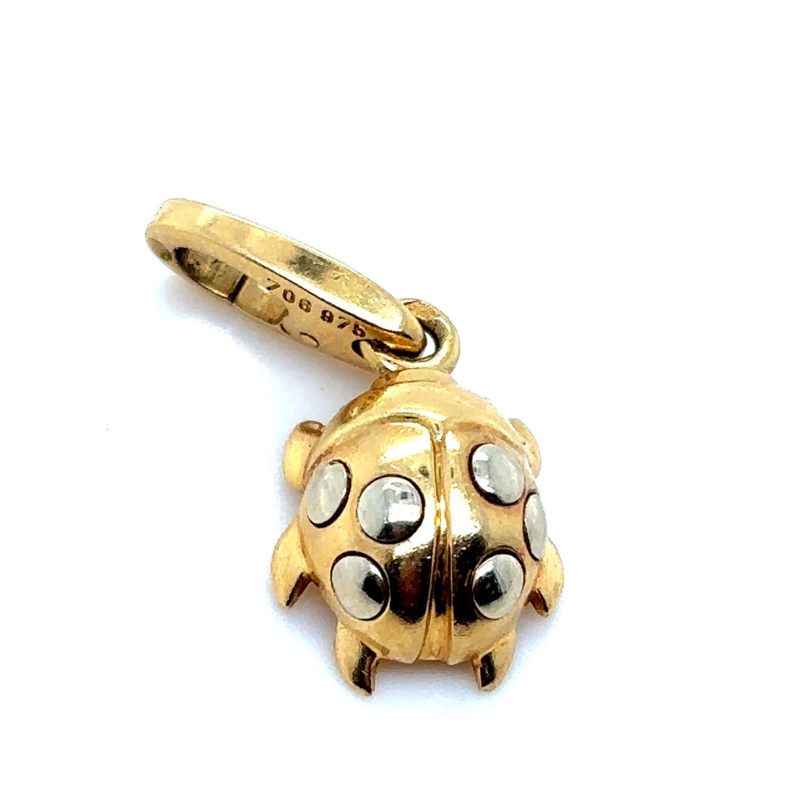 Cartier Ladybug 18 Karat Yellow Gold Charm For Sale 3