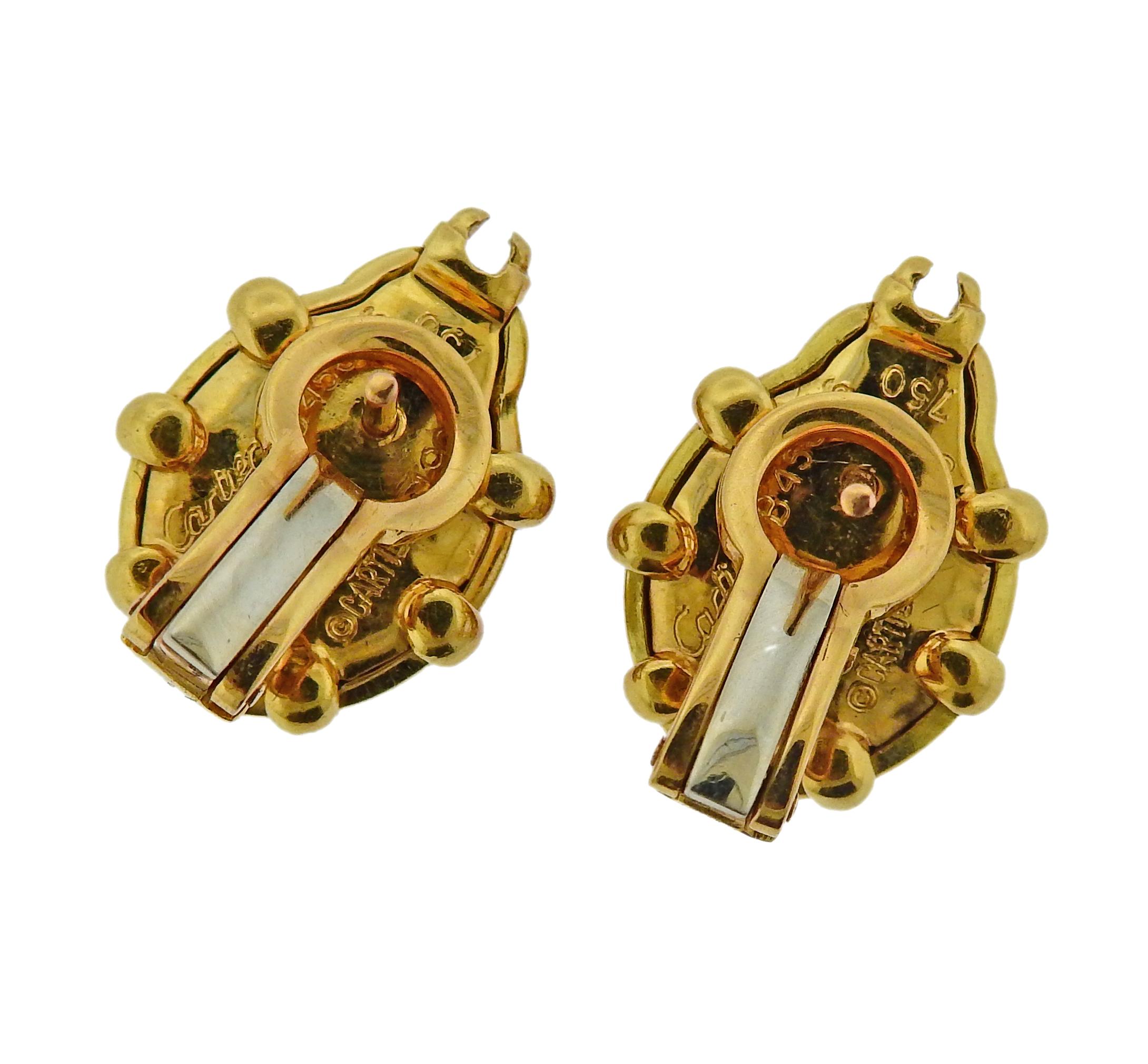 ladybug earrings gold