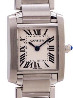 Cartier Ladies Tank Francaise Stainless Steel, circa 2018