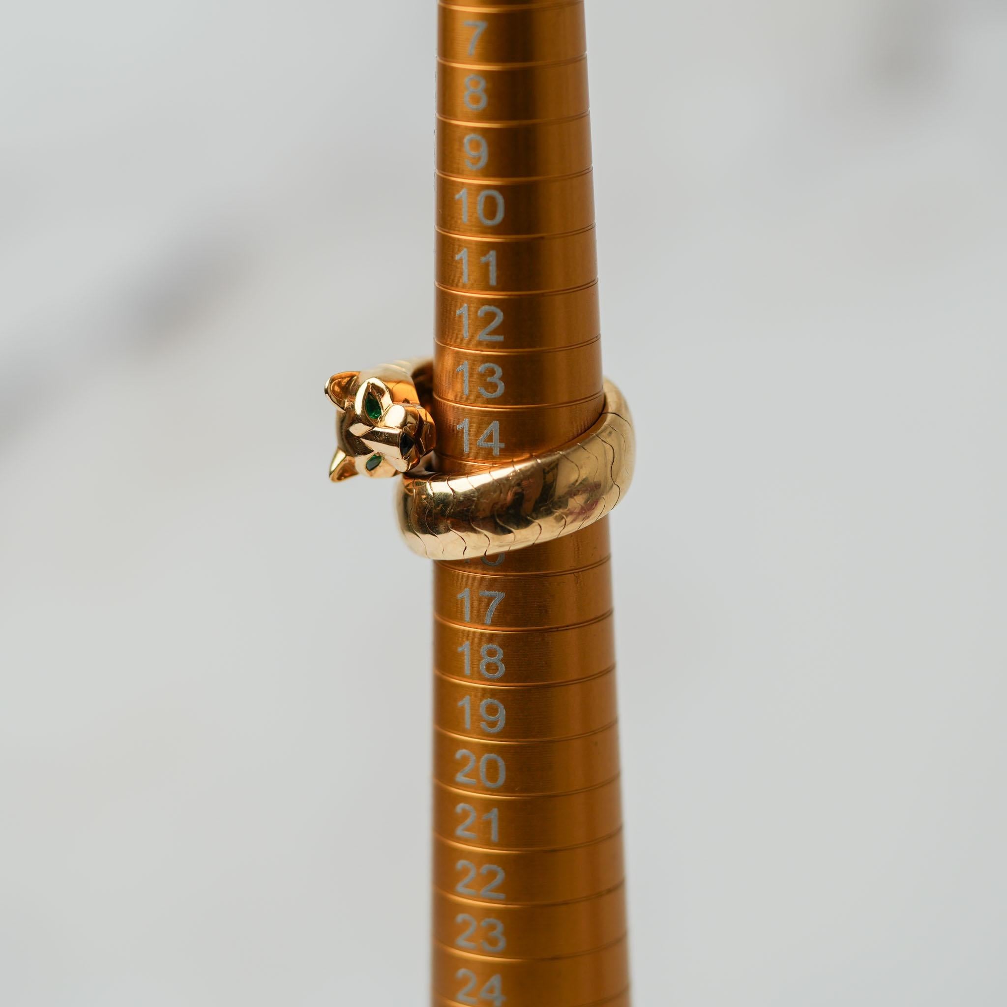 Cartier Anello Panthère Lakarda 18k YG 2000 in vendita 6