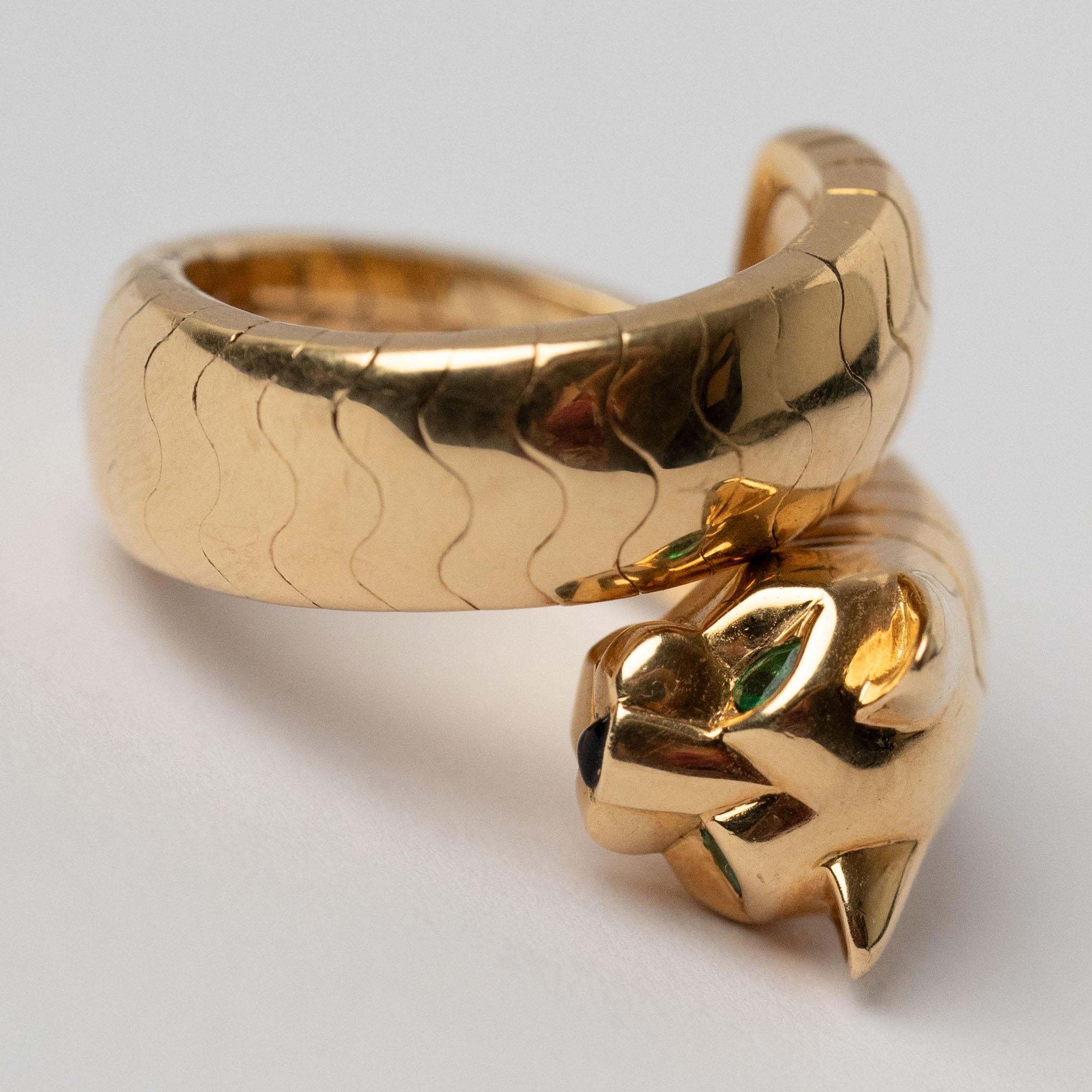 Cartier Anello Panthère Lakarda 18k YG 2000 in vendita 1