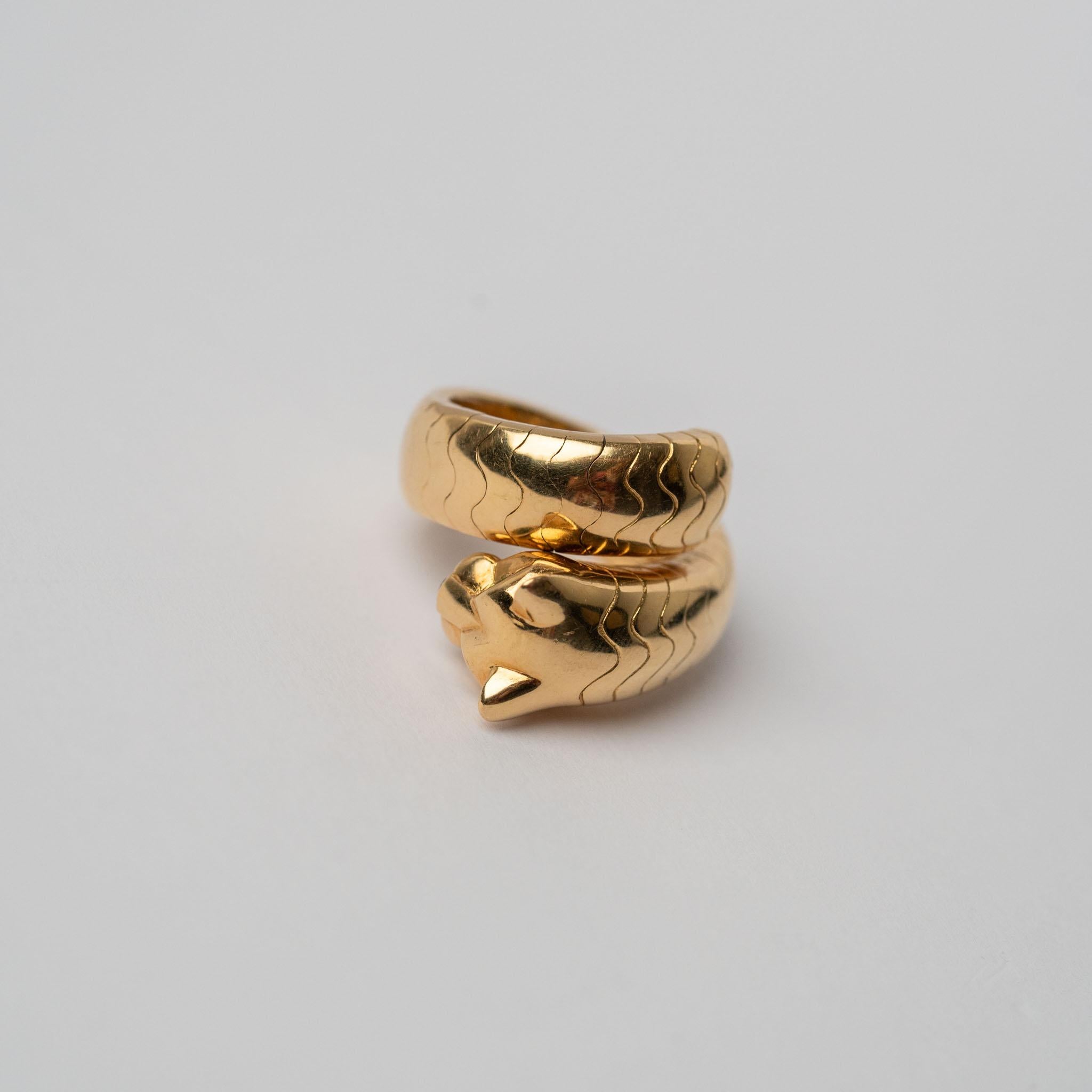 Cartier Anello Panthère Lakarda 18k YG 2000 in vendita 2