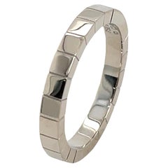 Cartier Laniere Ring, 3mm Band In 18ct White Gold