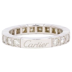 CARTIER Lanière Ring aus Weißgold und Diamanten