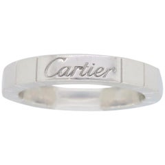 Cartier Lanieres 18 Karat White Gold Band