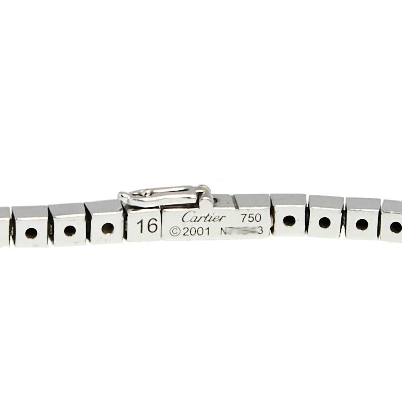 Women's Cartier Lanieres 18K White Gold Link Bracelet
