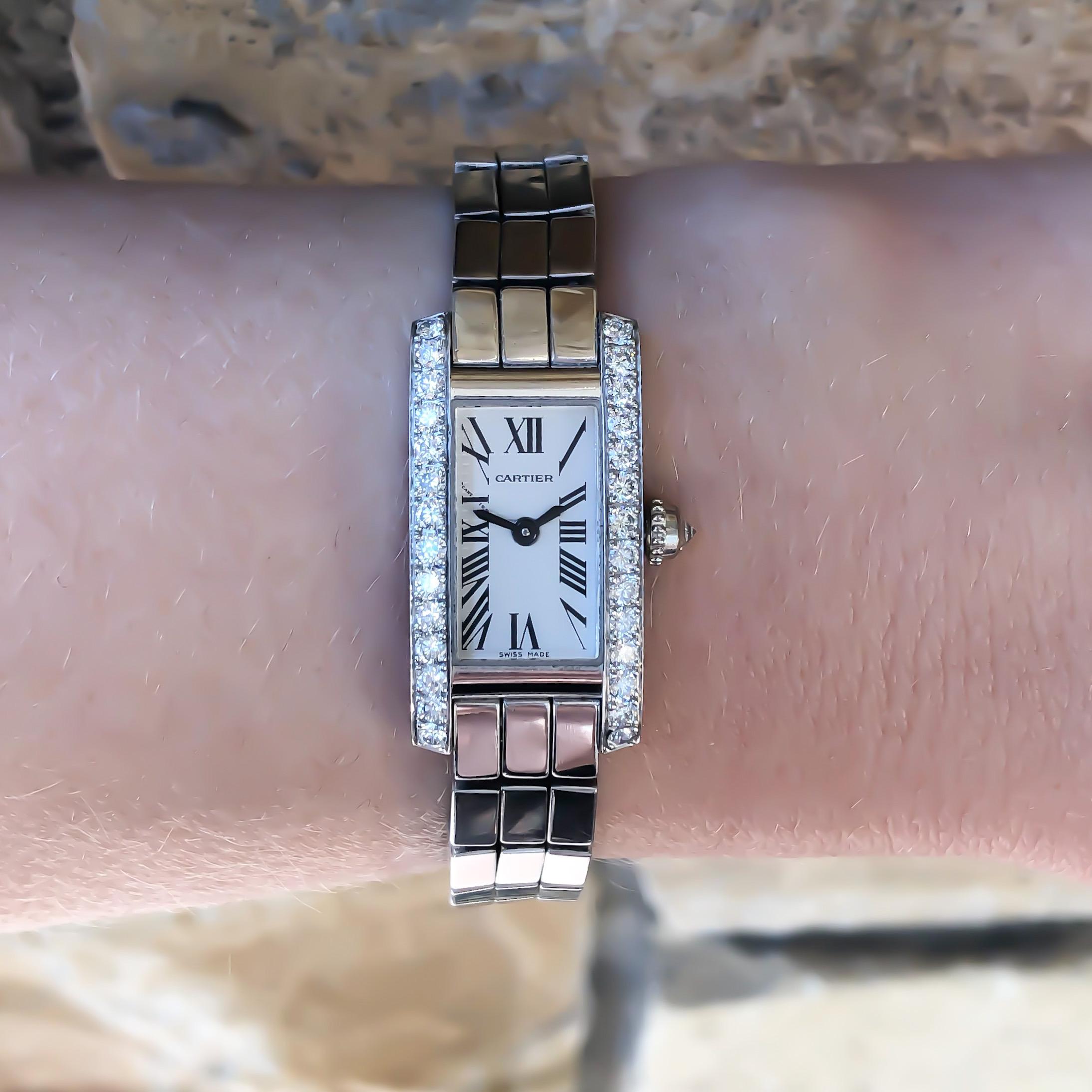 cartier tank watch xl