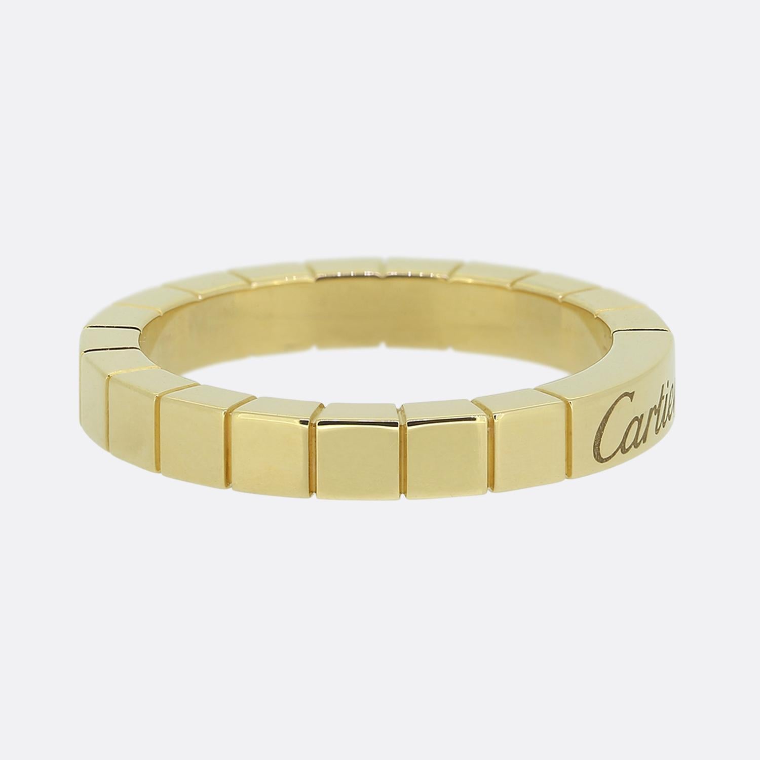 Cartier Lanieres Band Ring Size M (53) In Excellent Condition In London, GB