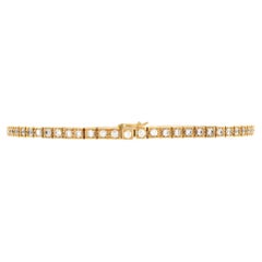 Cartier Bracelet Lanieres en or jaune 18 carats et diamants