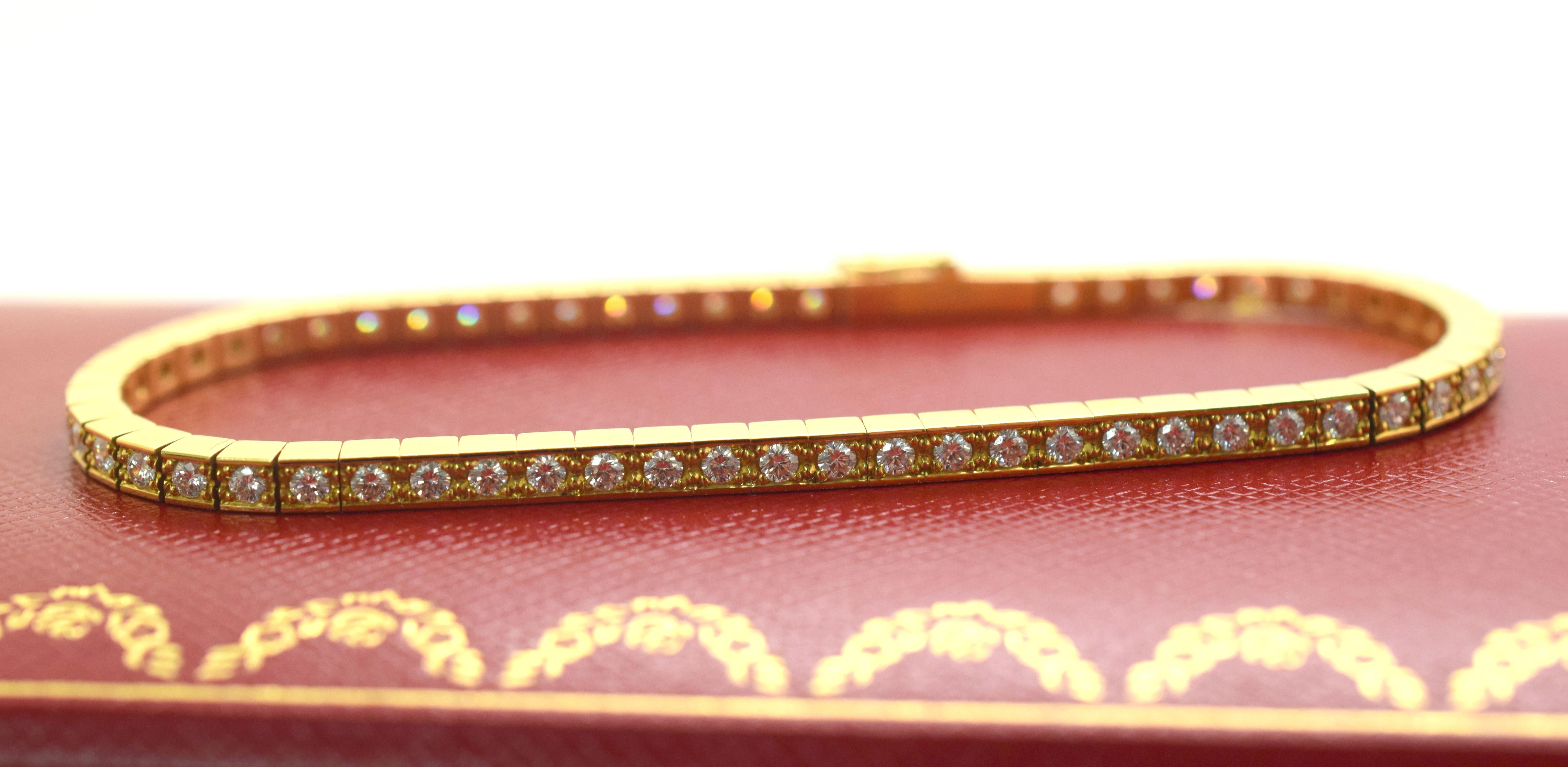 cartier lanieres bracelet yellow gold