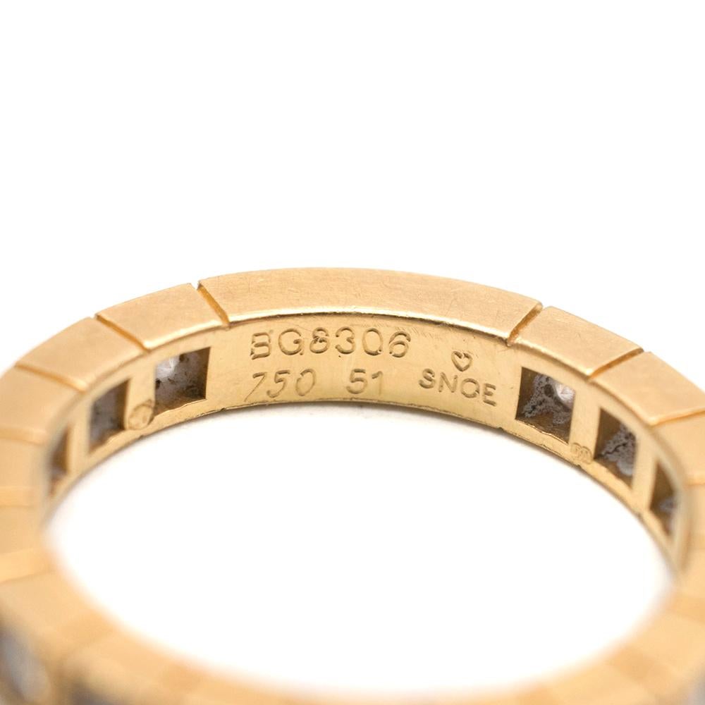 Round Cut Cartier Lanieres Diamond Eternity Ring