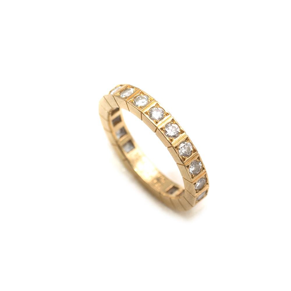 Women's or Men's Cartier Lanieres Diamond Eternity Ring