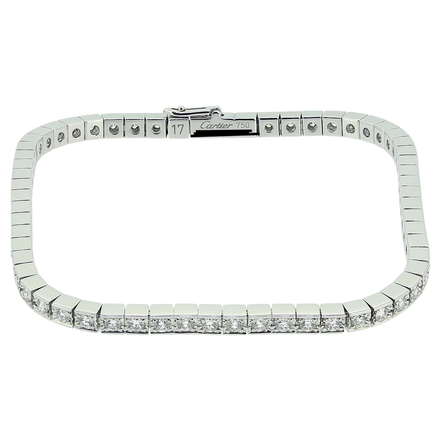 Cartier Lanieres Diamond Line Bracelet en venta