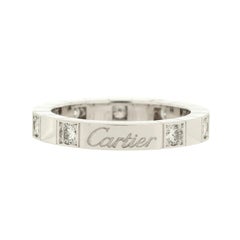 Cartier Lanieres Diamond Ring 18K White Gold with Diamond