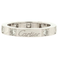 Cartier Lanieres Diamantring aus 18 Karat Weißgold mit Diamanten