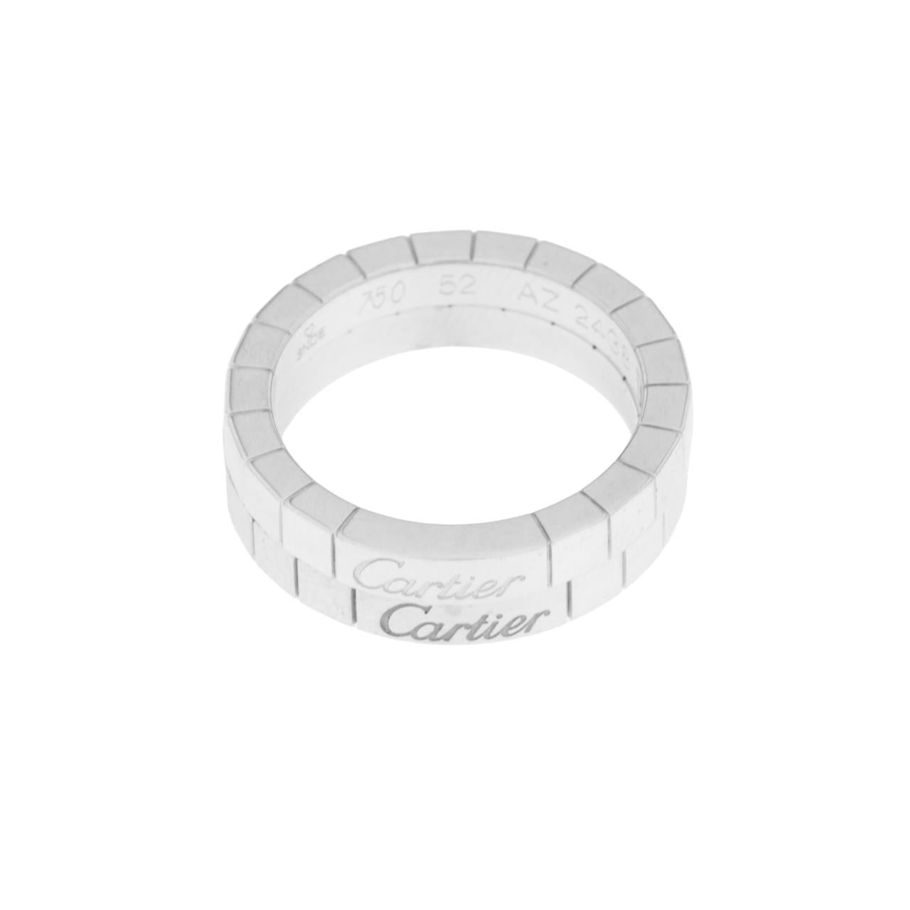Cartier Lanieres White Gold Ring In Good Condition For Sale In Esch sur Alzette, Esch-sur-Alzette