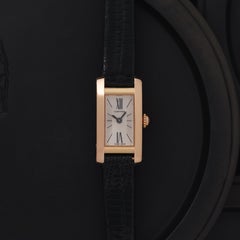 Cartier Lanieries Allongée Model 2593 18 Karat Yellow Gold Watch