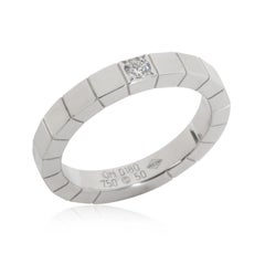 Cartier Laniers Diamond Ring in 18k White Gold DEF VVS1VVS2 0.05 Ctw