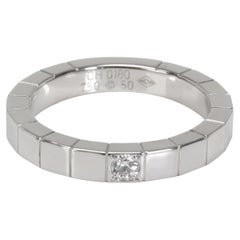 Cartier Laniers Diamond Ring in 18k White Gold DEF VVS1VVS2 0.05 Ctw