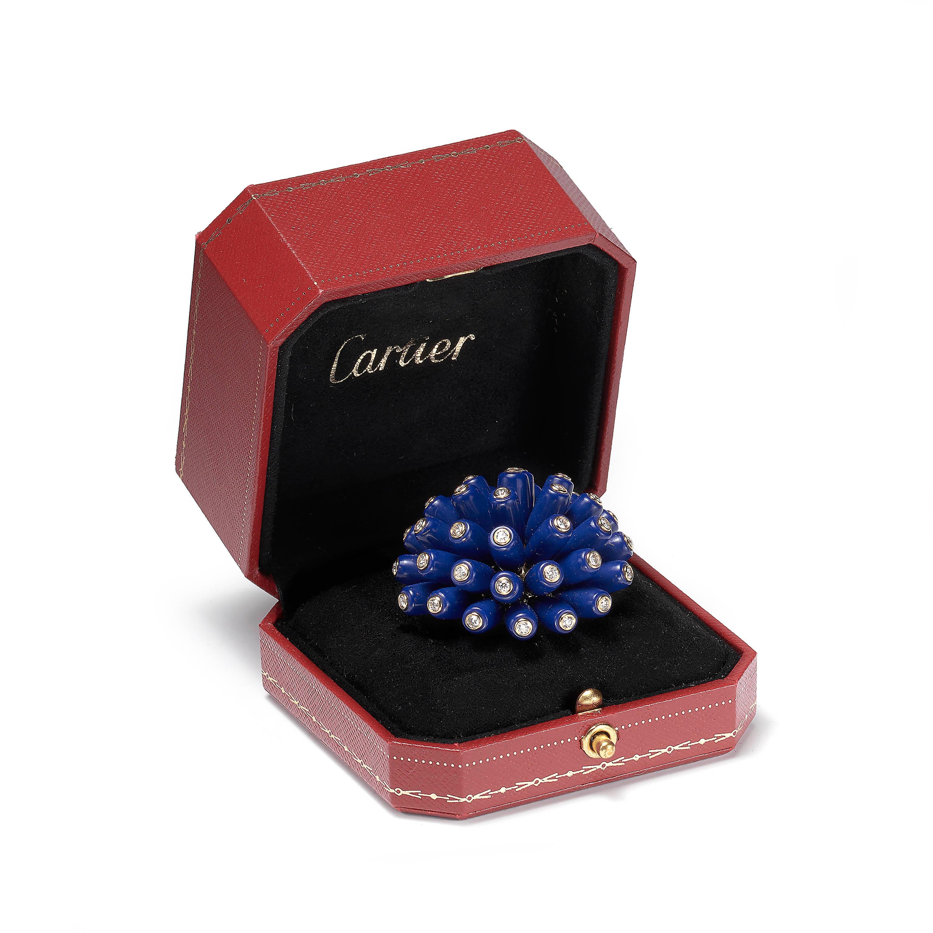 Cartier Lapis Lazuli and Diamond 