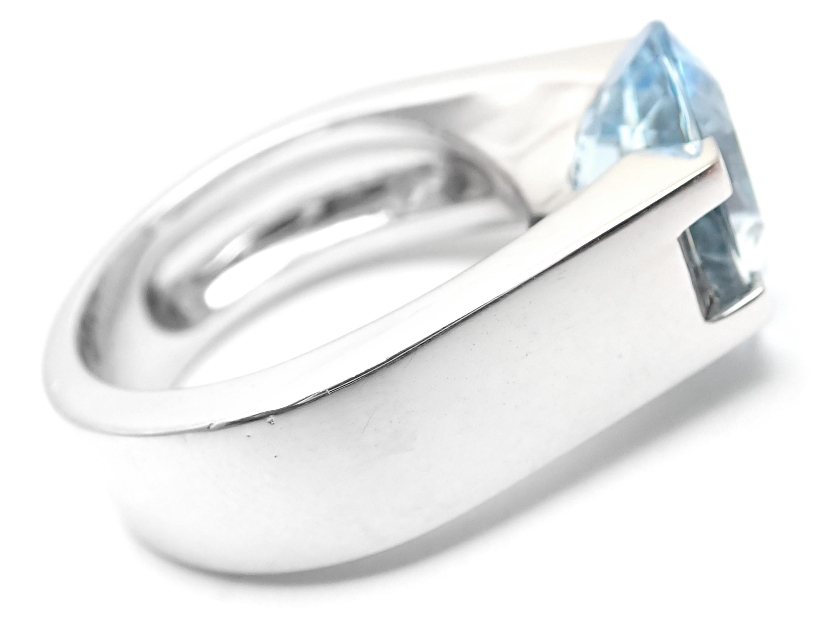 cartier aquamarine ring