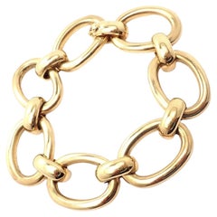 Cartier Large Oval Yellow Gold Link Bracelet