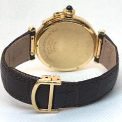 Cartier Large Pasha Automatic 18 Karat Yellow Gold Watch