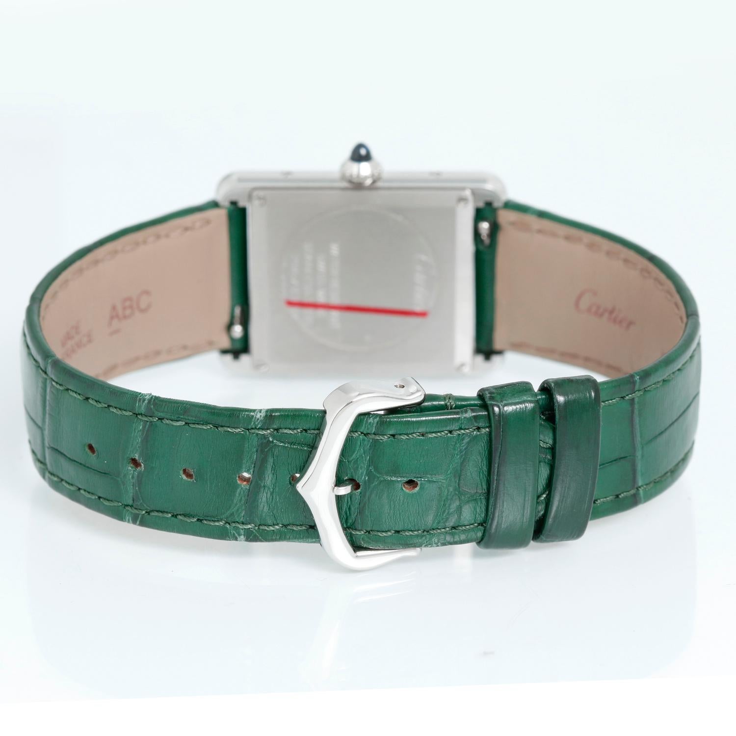 cartier green tank