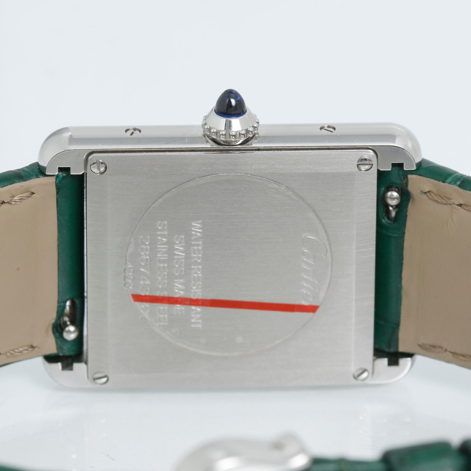cartier green watch