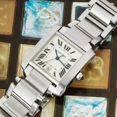 Cartier Large Tank Francaise Stainless Steel W51002Q3