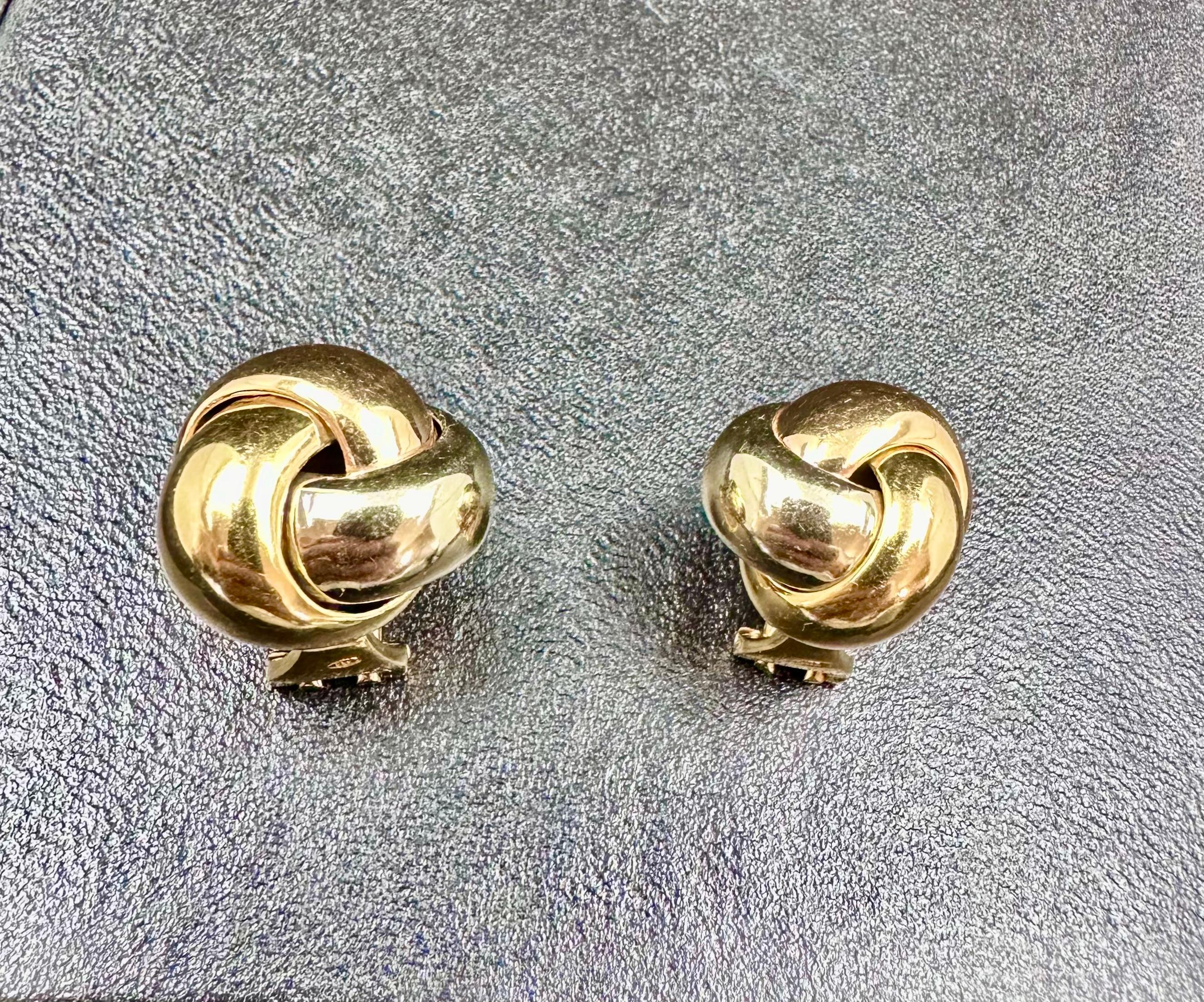 cartier trinity stud earrings