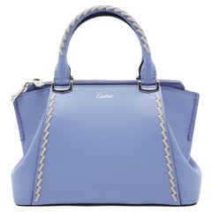 Cartier Lavender Leather Mini Limited Edition C de Cartier Satchel