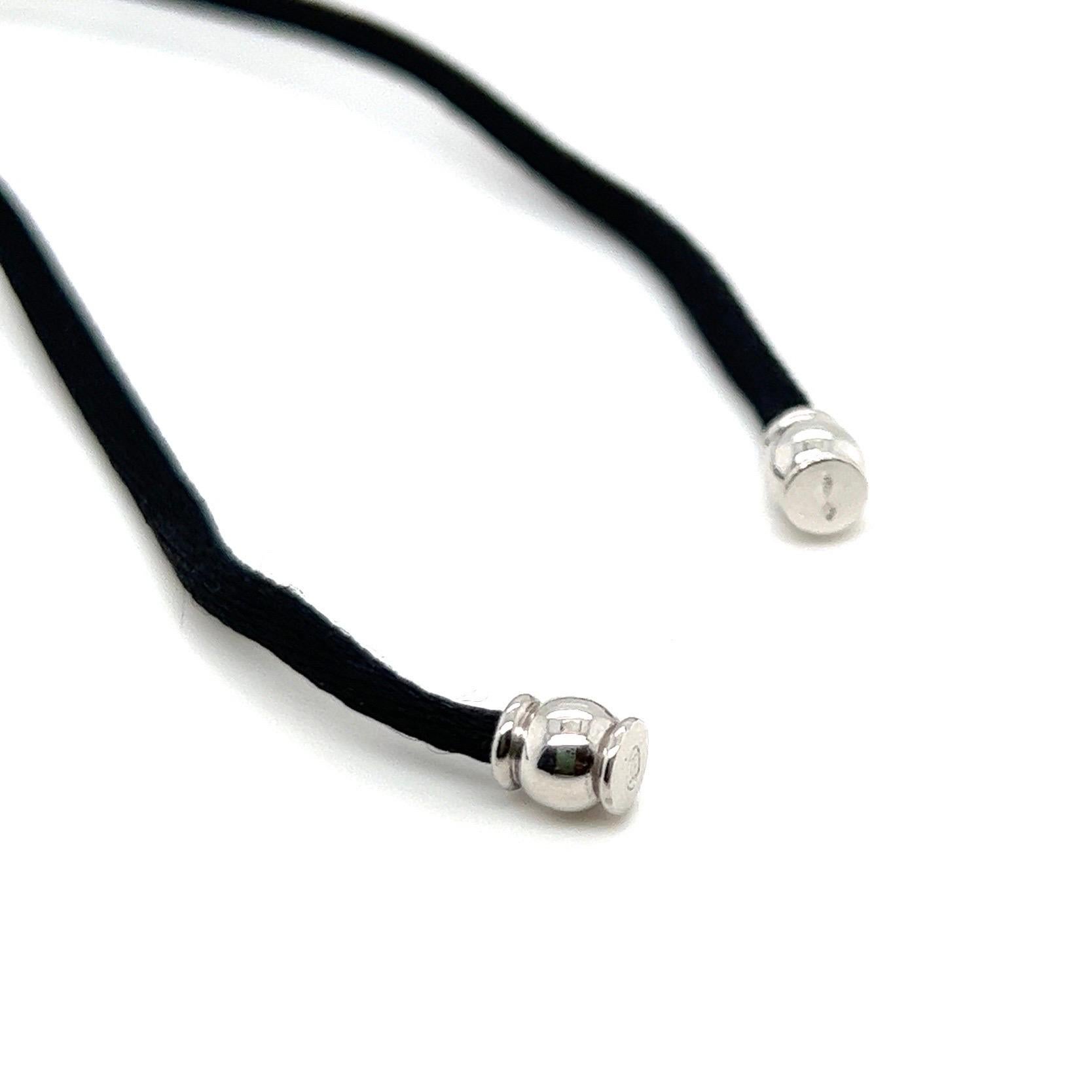 Collar Colgante Cartier Le Baiser du Dragon Oro Blanco 18 Kilates y Rubí Cuenta