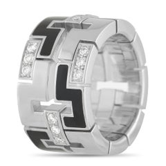 Cartier Le Baiser du Dragon 18K White Gold Diamond Band Ring