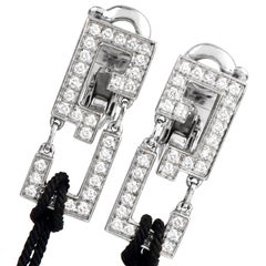 Cartier Le Baiser Du Dragon Diamant-Tropfenohrringe aus 18K Gold