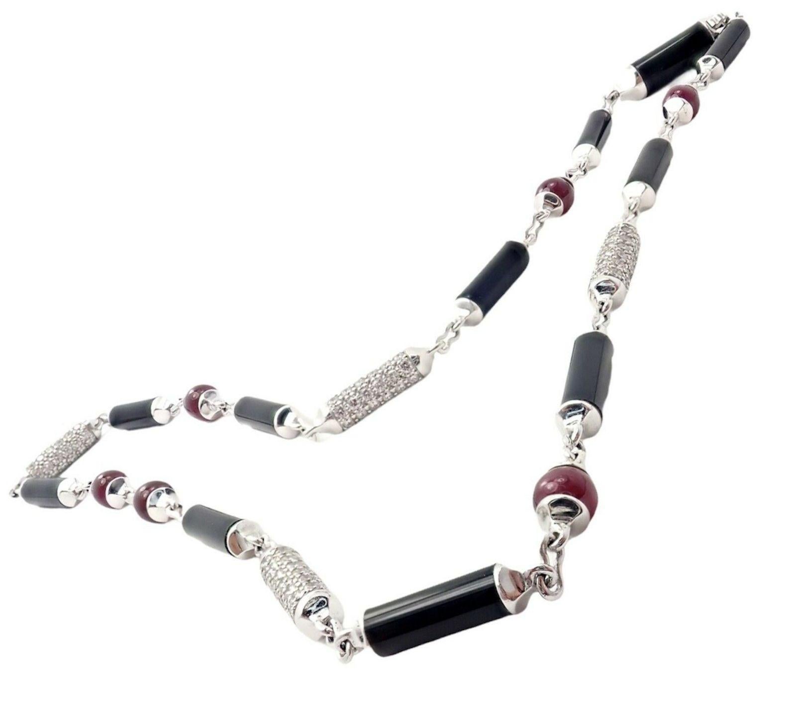 cartier ruby necklace