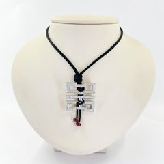 Cartier Halskette mit Diamant-Anhänger Le Baiser du Dragon