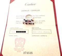 Cartier Le Baiser du Dragon Diamond Ruby Black Onyx Tassel White Gold Ring