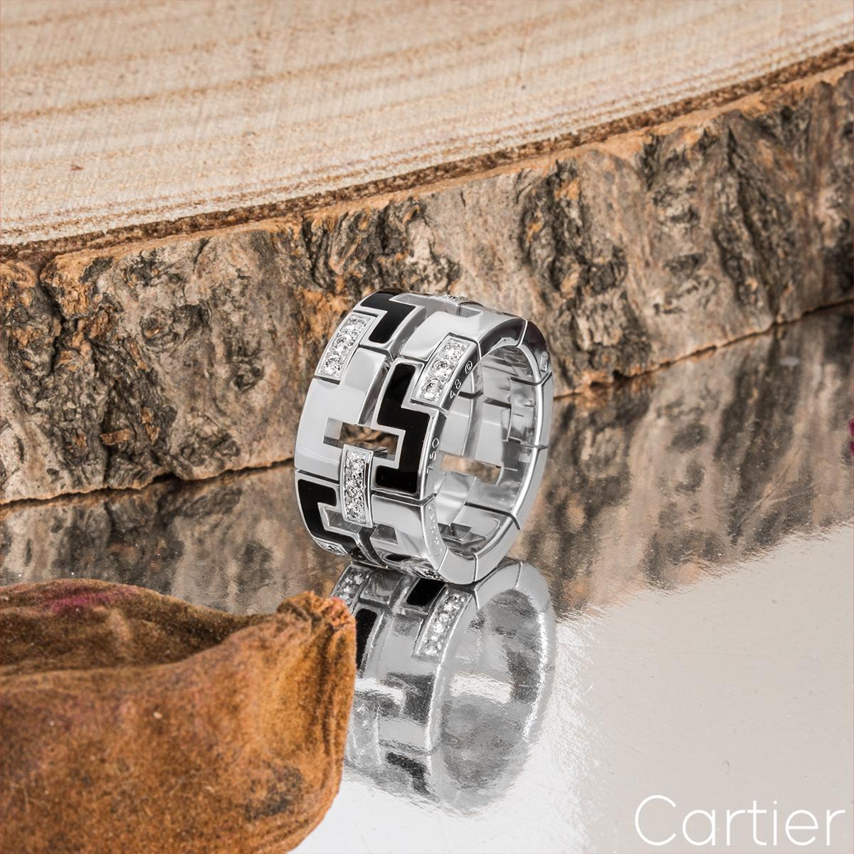 Cartier Le Baiser Du Dragon Diamond Set Ring In Excellent Condition In London, GB