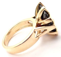Cartier Le Baiser du Dragon Garnet Yellow Gold Ring